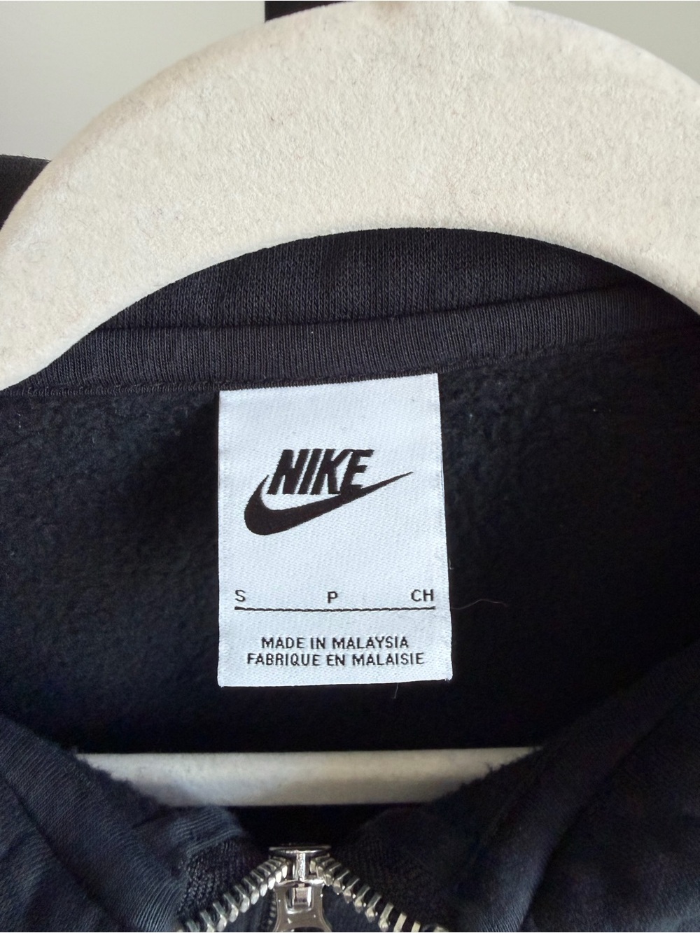 Nike Phoenix Fleece Oversized 1/4-Zip Sweatshirt Black Size Small EUC - Picture 4 of 7